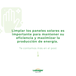 Limpieza de paneles solares
